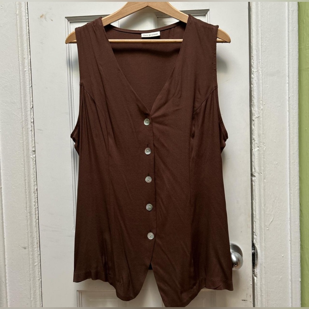 Vintage 90s Tieback Grunge Vest Size 14